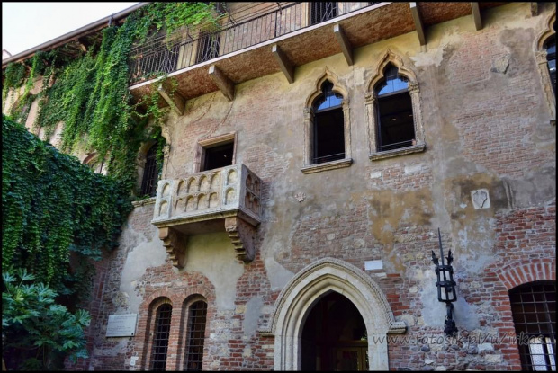 Słynny balkon Julii #Italia #Verona #Werona #Włochy