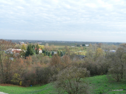 Czersk - Zamek, widok z murów