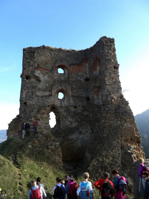 Ruiny zamku Zborov #góry #beskidy #BeskidNiski #PogórzeOndawskie #MaguraStebnicka #ZamekZborov