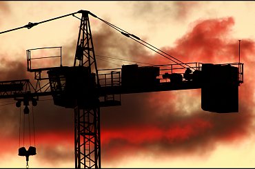 Fire !!! #Dźwig #Kołobrzeg #las #ZachódSłońca