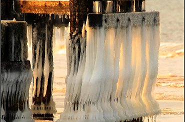 Zima Czarodziejka :) #Kołobrzeg #plaża #zima
