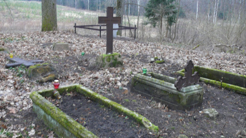 Grądy - Cmentarz ewangelicki oraz mogiła wojenna z I ws #Grądy