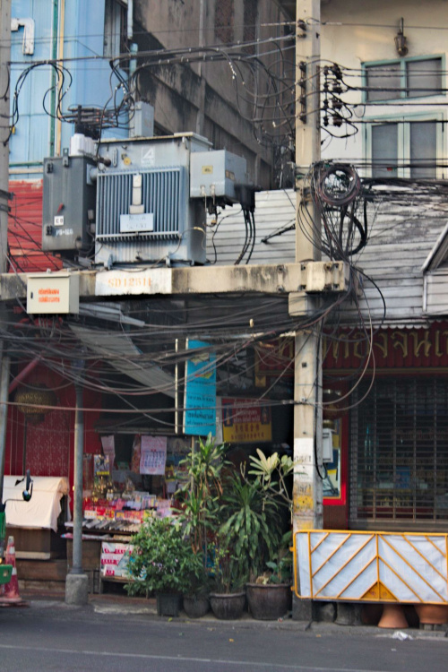 Koszmar elektryka ;) Bangkok - dzielnica chińska #azja #podróże #tajlandia #tropik #bangkok
