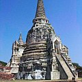 Stupa w świątyni Wat Pra Si Sanphet w miejscowości Ayutthaya #tajlandia #azja #budda #buddyzm #ayutthaya