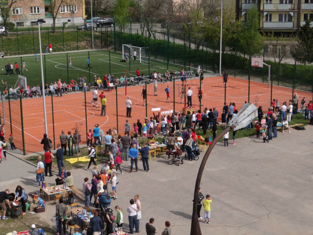 Szkolno-rodzinny piknik zorganizowany w ramach obchodów Dni Patrona - 26.04.2014 #Sp4Piknik