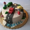 Urodziny Marcela #TortOkolicznościoey #tort #samochody #ludziki #urodziny