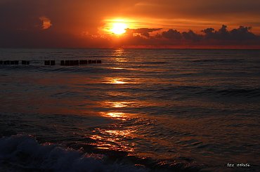 zachód słońca - Sarbinowo - 15.08.2014 **** ulub. lidiaizabela **** #plaża #Sarbinowo #zachód