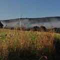 Beskid Niski - mgły i rosa o poranku