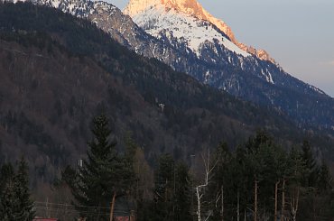 Złota góra na dobranoc #Alpy #Austria #Narty #Nassfeld