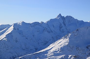 Wielki Dzwonnik - widok z Gjaitroghohe #Alpy #Austria #Narty #Nassfeld