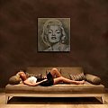 MARILYN MONROE OBRAZ RETRO 70 / 70