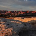 Ciągle wschód słońca w Canyonlands