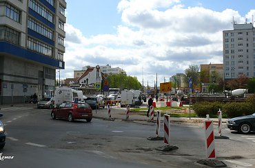 Olsztyn - budowa linii tramwajowej - 2015.05.12 #Olsztyn