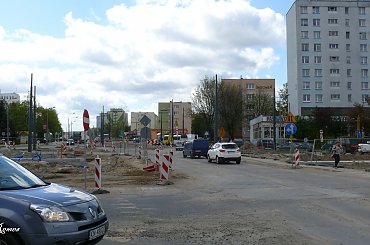 Olsztyn - budowa linii tramwajowej - 2015.05.12 #Olsztyn