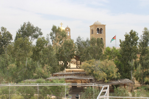 Miejsce chrztu Jezusa - nad rzeką Jordan #bóg #cerkiew #chrystus #izrael #jerozolima #jerycho #kościół #nazaret #ZiemiaŚwięta