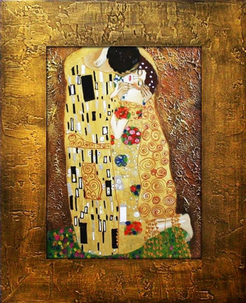 Gustav Klimt -Der Kuss -57x47cm Ölgemälde Handgemalt Leinwand Rahmen Sygniert G06670
cena 74,99 euro.
wysylka 0 euro.
malowany recznie