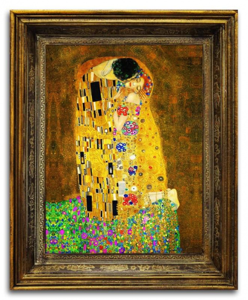 Gustav Klimt-Der Kuss-Bild Leinwand-Kunstdruck Rahmen Große 62x50cm,G93146.
cena 55,99 euro
dzial reprodukcje, to jest wydruk. #klimt