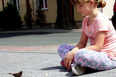 pora karmienia ... :) #Dominika #wróbelek