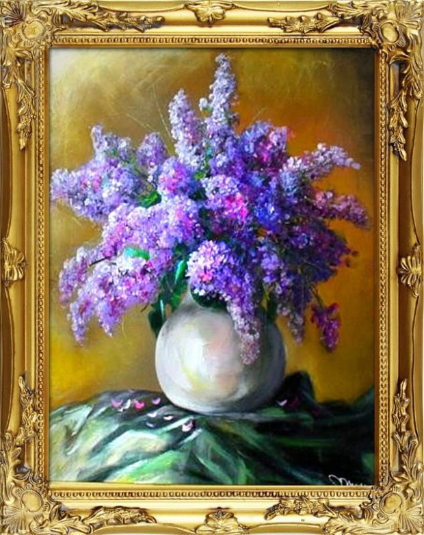 Tytul : Blumen- Ölgemälde handgemalt Rahmen Sygniert 47x37cm, G06728.
75 euro, wys - 0 euro. #kwiaty