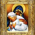 Tytul : Papst Johannes Paul II und Mutter Gottes- Ölgemälde handgemalt Rahmen Sygniert 34x30cm, G02276
39,99 euro, wys - 0 euro. #Papiez