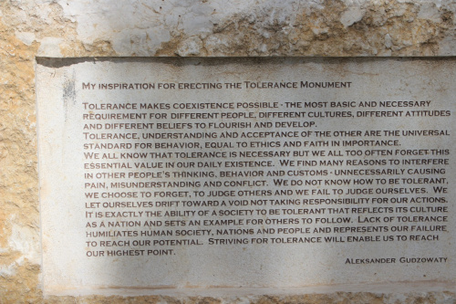 Pomnik Tolerancji wybudowany przez Polaka #izrael #jerozolima #wielkanoc #ZiemiaŚwięta